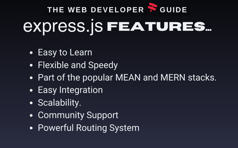 what is express.js? express.js features